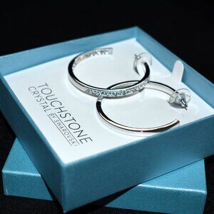 Touchstone Crystal by Swarovski  Hidden Gems Earrings 2707EF New in Box